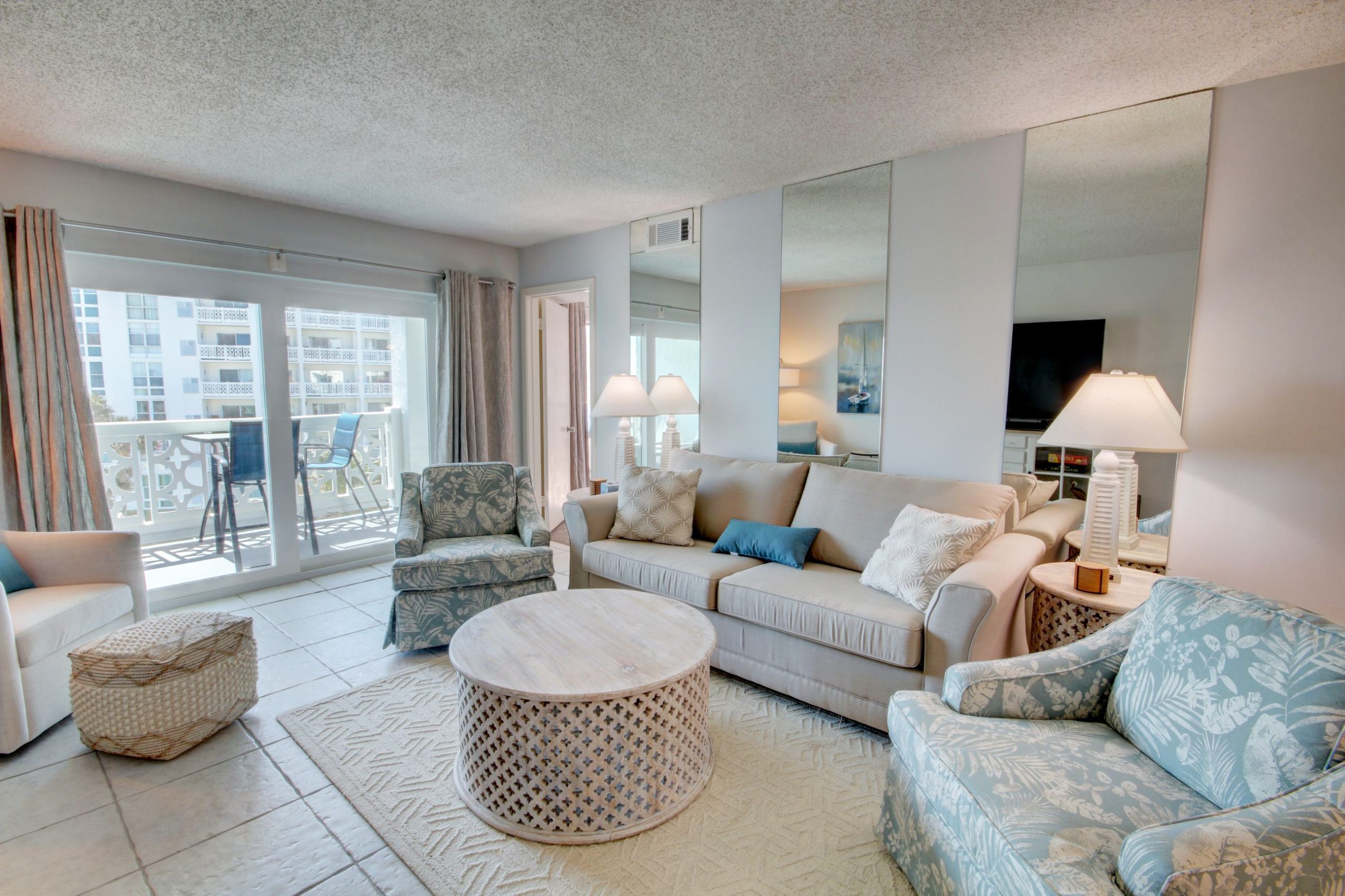 Living room in unit
